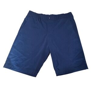 Rugby University Shorts Mens 34 Performance Spandex Navy Blue Golf Athletic